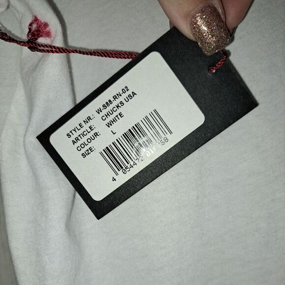 Rockstars & Angels Chucks Tee American Flag - Picture 3 of 7